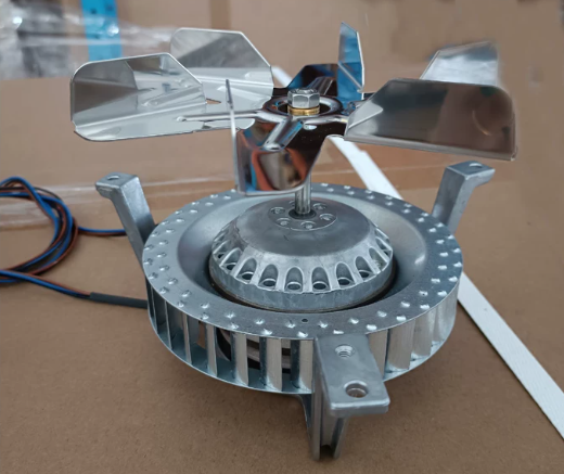 ebm-papst R2E150 Backward-Curved Impeller Side Angle View