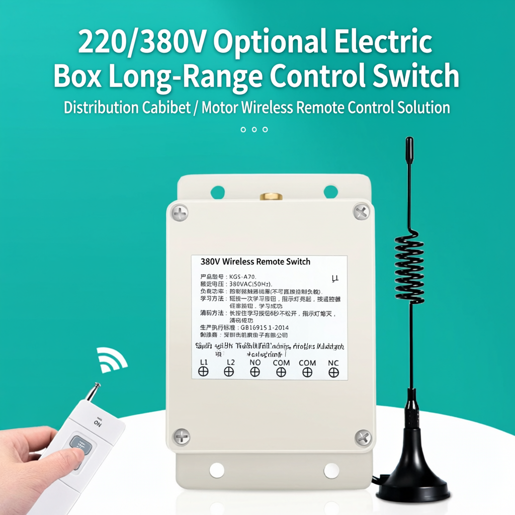 220V and 380V Distribution Cabinet Wireless Long-Distance Switch Module Details