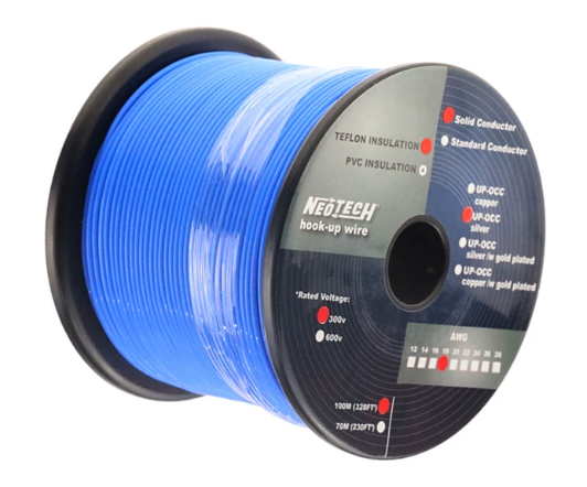 Neotech UP-OCC 99.99998% Single-Crystal High-Purity Copper Wire